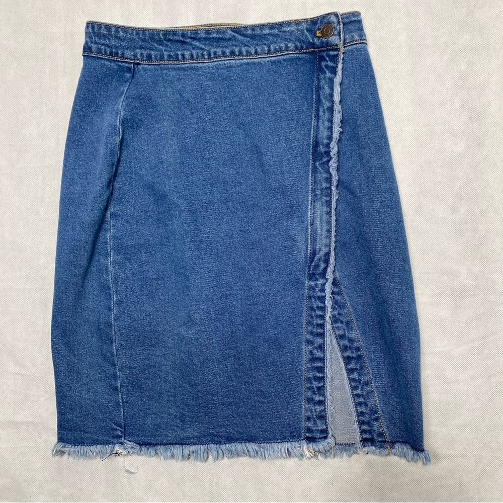 Great Smoky High Rise Super Stretch Denim Skirt